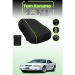 Dokaca Neo Siyah Neon Fitilli Ford Mustang Gt 1996 Uyumlu Oto Branda Araba Brandası Koruma Örtüsü - Tek Renk
