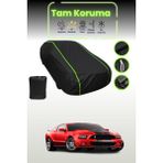 Dokaca Neo Siyah Neon Fitilli Ford Mustang Shelby GT500 2012 - 2015 Uyumlu Araba Brandası Koruma Örtüsü - Tek Renk