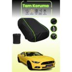 Dokaca Neo Siyah Neon Fitilli Ford Mustang Vı Uyumlu Oto Branda Araba Brandası Koruma Örtüsü - Tek Renk