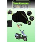Dokaca Neo Siyah Neon Fitilli Kilit ve Arka Çanta Uyumlu Arora Ar 100-7 Special Alfa Uyumlu Motor Brandası - Siyah-Arka Çanta ve Kilit Uyumlu