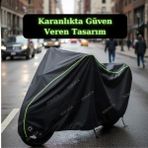 Dokaca Neo Siyah Neon Fitilli Kilit ve Arka Çanta Uyumlu Suzuki Gsf 600 Bandit S Uyumlu Motosiklet Brandası - Siyah-Arka Çanta ve Kilit Uyumlu