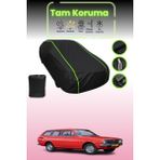 Dokaca Neo Siyah Neon Fitilli Toyota Corolla 2 Van Uyumlu Oto Branda Araba Brandası Koruma Örtüsü - Tek Renk