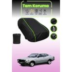 Dokaca Neo Siyah Neon Fitilli Toyota Corolla Coupe 3 Uyumlu Oto Branda Araba Brandası Koruma Örtüsü - Tek Renk