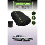 Dokaca Neo Siyah Neon Fitilli Toyota Corolla Coupe 5 Uyumlu Oto Branda Araba Brandası Koruma Örtüsü - Tek Renk