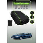 Dokaca Neo Siyah Neon Fitilli Toyota Corolla Fielder 1x Uyumlu Oto Branda Araba Brandası Koruma Örtüsü - Tek Renk