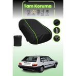 Dokaca Neo Siyah Neon Fitilli Toyota Corolla Hatch 5 Uyumlu Oto Branda Araba Brandası Koruma Örtüsü - Tek Renk