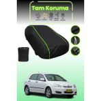 Dokaca Neo Siyah Neon Fitilli Toyota Corolla Hatch 9 Uyumlu Oto Branda Araba Brandası Koruma Örtüsü - Tek Renk