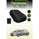 Dokaca Neo Siyah Neon Fitilli Toyota Corolla Spacio 2 Uyumlu Oto Branda Araba Brandası Koruma Örtüsü - Tek Renk