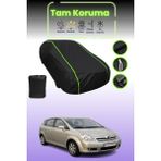 Dokaca Neo Siyah Neon Fitilli Toyota Corolla Verso 1 Uyumlu Oto Branda Araba Brandası Koruma Örtüsü - Tek Renk