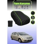 Dokaca Neo Siyah Neon Fitilli Toyota Corolla Verso 2 Uyumlu Oto Branda Araba Brandası Koruma Örtüsü - Tek Renk