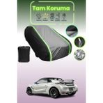 Dokaca Neo Siyah_gri_siyah Neon Fitilli Honda S660 Uyumlu Koruma Örtüsü Araba Brandası - Çift Renk