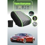 Dokaca Neo Siyah_gri_siyah Neon Fitilli Opel Insignia Opc 2009 - 2021 Uyumlu Koruma Örtüsü Araba Brandası - Çift Renk