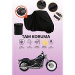 Dokaca Siyah Arka Çanta Uyumlu Harley-Davidson Softail Night Train Fxstbı Uyumlu Motosiklet Brandası