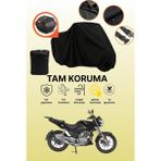 Dokaca Siyah Arka Çanta Uyumlu Mondial 150 Z-One Uyumlu Motosiklet Brandası, Koruyucu Örtü
