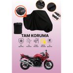 Dokaca Siyah Arka Çanta Uyumlu Suzuki Gsf 600 Bandit S Uyumlu Motosiklet Brandası, Koruyucu Örtü