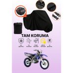 Dokaca Siyah Arka Çanta Uyumlu Yamaha X-Max 125 Abs Uyumlu Motosiklet Brandası, Koruyucu Örtü