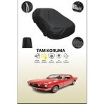 Dokaca Siyah Ford Mustang 1966 Uyumlu Araba Brandası, Koruyucu Örtü, Oto Branda