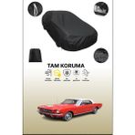 Dokaca Siyah Ford Mustang Convertible 1 Uyumlu Araba Brandası, Koruyucu Örtü, Oto Branda