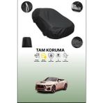 Dokaca Siyah Ford Mustang Convertible 6 Uyumlu Araba Brandası, Koruyucu Örtü, Oto Branda