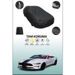 Dokaca Siyah Ford Mustang Convertible Vı Uyumlu Araba Brandası, Koruyucu Örtü, Oto Branda