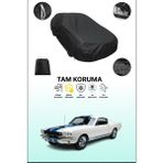 Dokaca Siyah Ford Mustang Gt 350 Shelby 1965 Uyumlu Araba Brandası, Koruyucu Örtü, Oto Branda