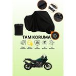 Dokaca Siyah Kilit Uyumlu Harley-Davidson Pan America RA1250 Uyumlu Motosiklet Brandası, Koruyucu Örtü
