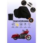 Dokaca Siyah Kilit Uyumlu Harley-Davidson Road Glide Special Uyumlu Motosiklet Brandası, Koruyucu Örtü