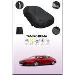 Dokaca Siyah Toyota Corolla 2018 - 2021 Uyumlu Araba Brandası, Koruyucu Örtü, Oto Branda