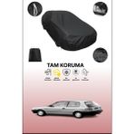 Dokaca Siyah Toyota Corolla 3 Kapılı 1987 - 1992 Uyumlu Araba Brandası, Koruyucu Örtü, Oto Branda