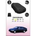 Dokaca Siyah Toyota Corolla Liftback 1992 - 1944 Uyumlu Araba Brandası, Koruyucu Örtü, Oto Branda