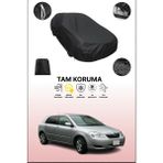 Dokaca Siyah Toyota Corolla Runx Uyumlu Araba Brandası, Koruyucu Örtü, Oto Branda