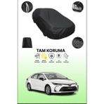 Dokaca Siyah Toyota Corolla Sedan Uyumlu Araba Brandası, Koruyucu Örtü, Oto Branda