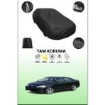 Dokaca Siyah Toyota Corolla (Us) 2002 - 2008 Uyumlu Araba Brandası, Koruyucu Örtü, Oto Branda