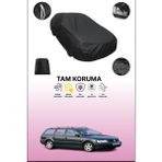 Dokaca Siyah Volkswagen Passat Variant 1997 - 2000 Uyumlu Araba Brandası, Koruyucu Örtü, Oto Branda