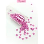 Dökme Cam Kum Boncuk Büyük Boy (6/0) 4 mm - 20 Gram - Eflatun - BNC85