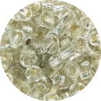 Dökme Cam Kum Boncuk Büyük Boy (6/0) 4 mm - 20 Gram - Şeffaf - BNC086