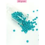 Dökme Cam Kum Boncuk Büyük Boy (6/0) 4 mm - 60 Gram - Cam Göbeği Yeşili - BNC118