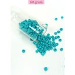 Dökme Cam Kum Boncuk Büyük Boy (6/0) 4 mm - 60 Gram - Camgöbeği Yeşili - BNC118