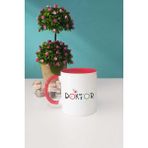 Doktor Hediye Kupa Bardak Kırmızı - 1 Adet - 300 ml