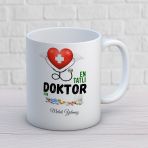 Doktor İki Tarafı Baskılı Kupa