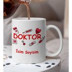 Doktor Özel Tasarım Kupa Bardak - Beyaz