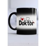 Doktora Hediye Kupa Bardak Sihirli - Siyah