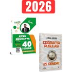 Doktrin Yayınları 2026 Kpss Doktrin Coğrafya 40 Deneme ve Cba Coğrafya Pusulası 25 Deneme