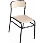 Doku Metal Tasarım Werzalit Sandalye - 000-Siyah