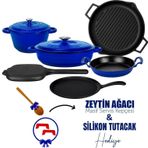 Döküm 6x Trendy Serisi 9 Parça Tencere & Tava Seti