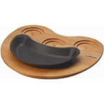 Döküm Fajita Tavası Böbrek Şekilli, 10X20 cm - Standart