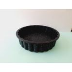 Döküm Granit Kek Turta Tart Kalıbı 26 cm - Siyah - Siyah