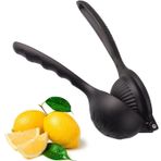 Döküm Limon Sıkacağı Limon Presi Büyük Boy 24 cm, Siyah Metal Limon Sıkacağı, Döküm Narenciye Sıkacağı (DÖKÜM LİMON SIKICI)