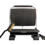 Döküm Organik Demir Döküm Tost Makinesi 1800 W Siyah Ev Tipi