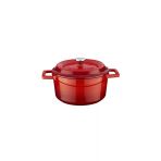 Döküm Yuvarlak Tencere. Trendy Çap(Ø)20Cm. Lav-Lvytc20k1r-P-6018